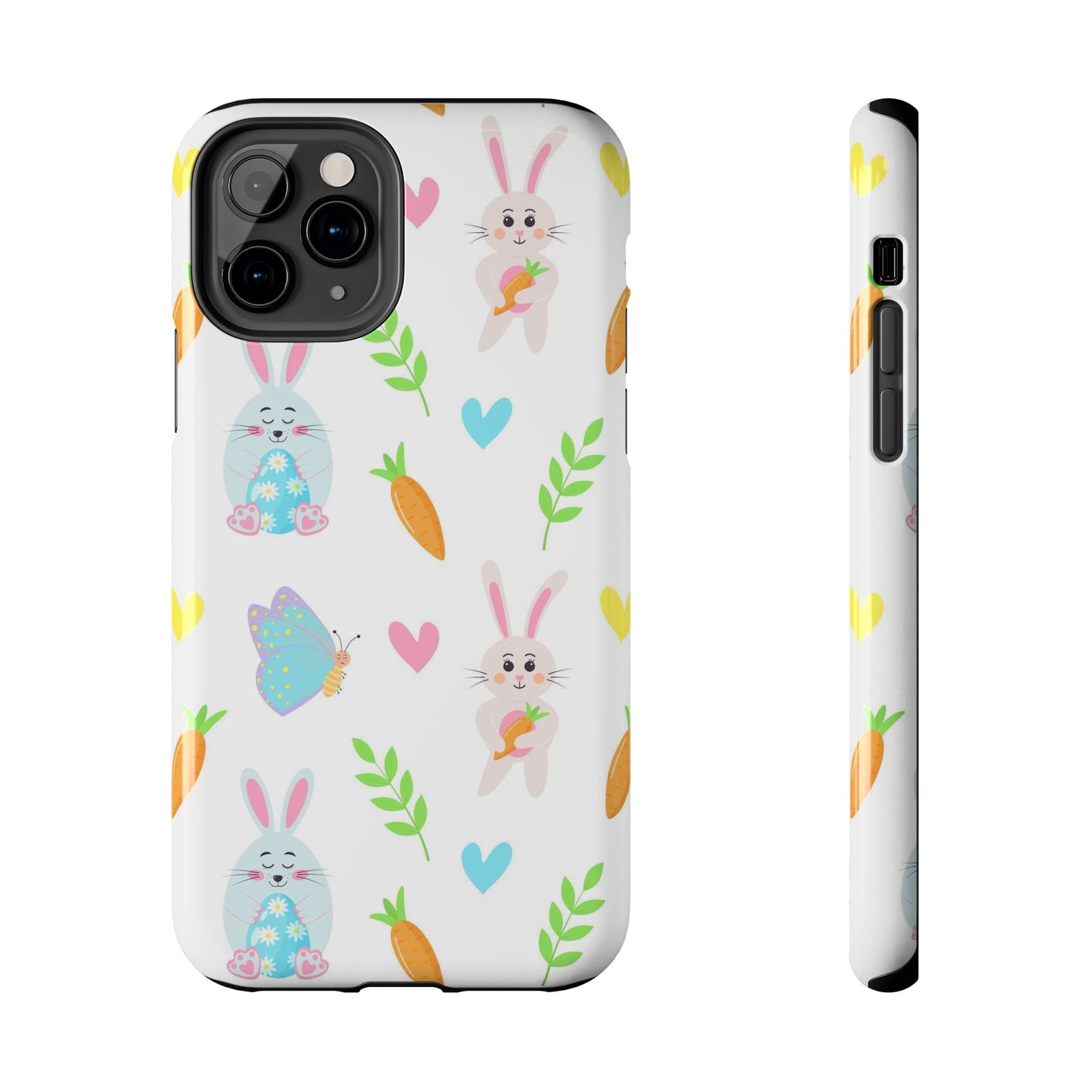 Seamless pattern with Easter bunnies Tough Phone Cases iPhone 11 Pro