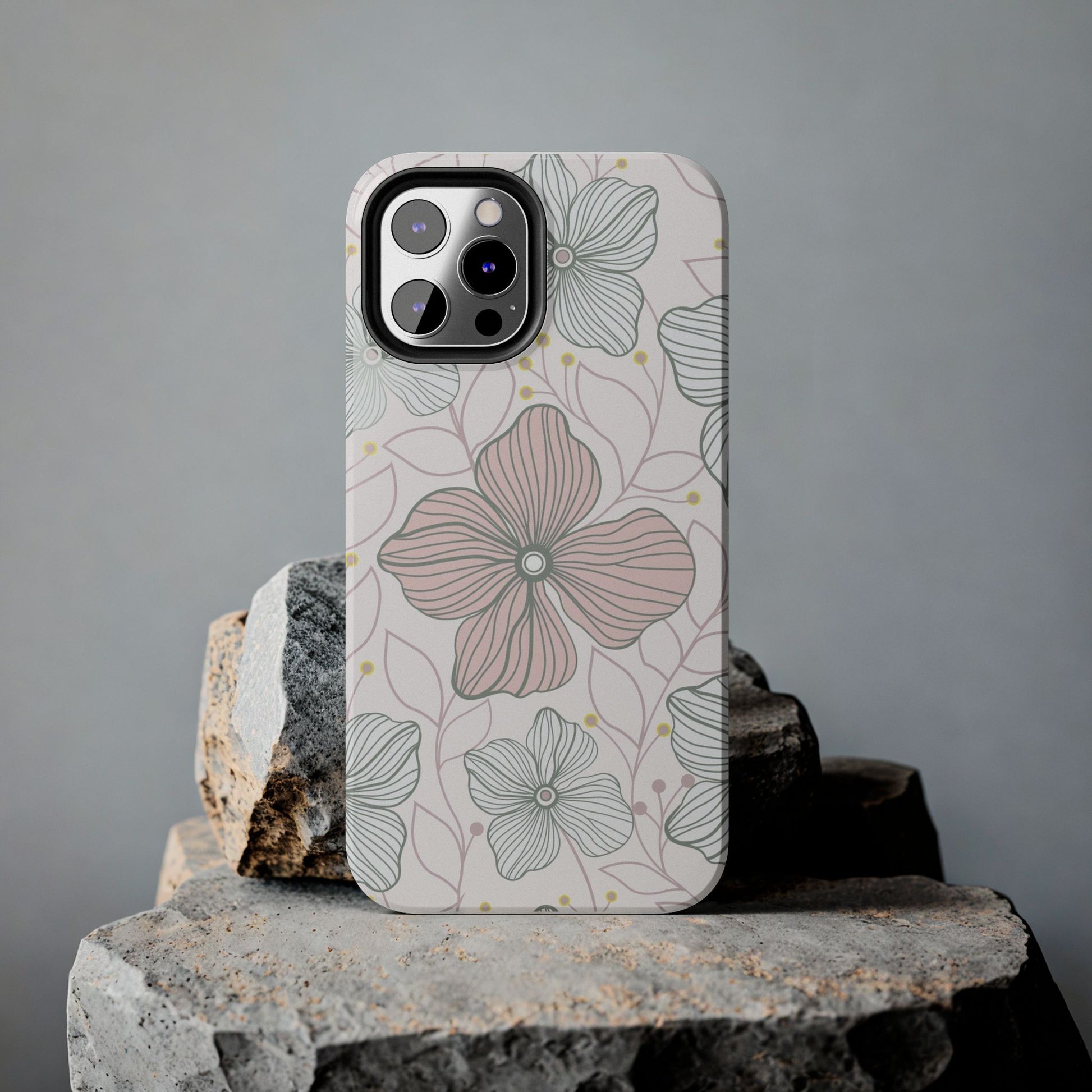 Florals seamless pattern Tough Phone Cases