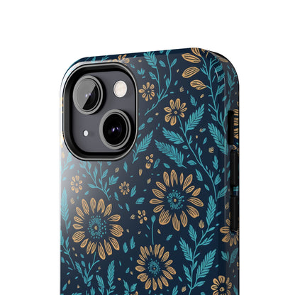 Flower Pattern Design Tough Phone Cases