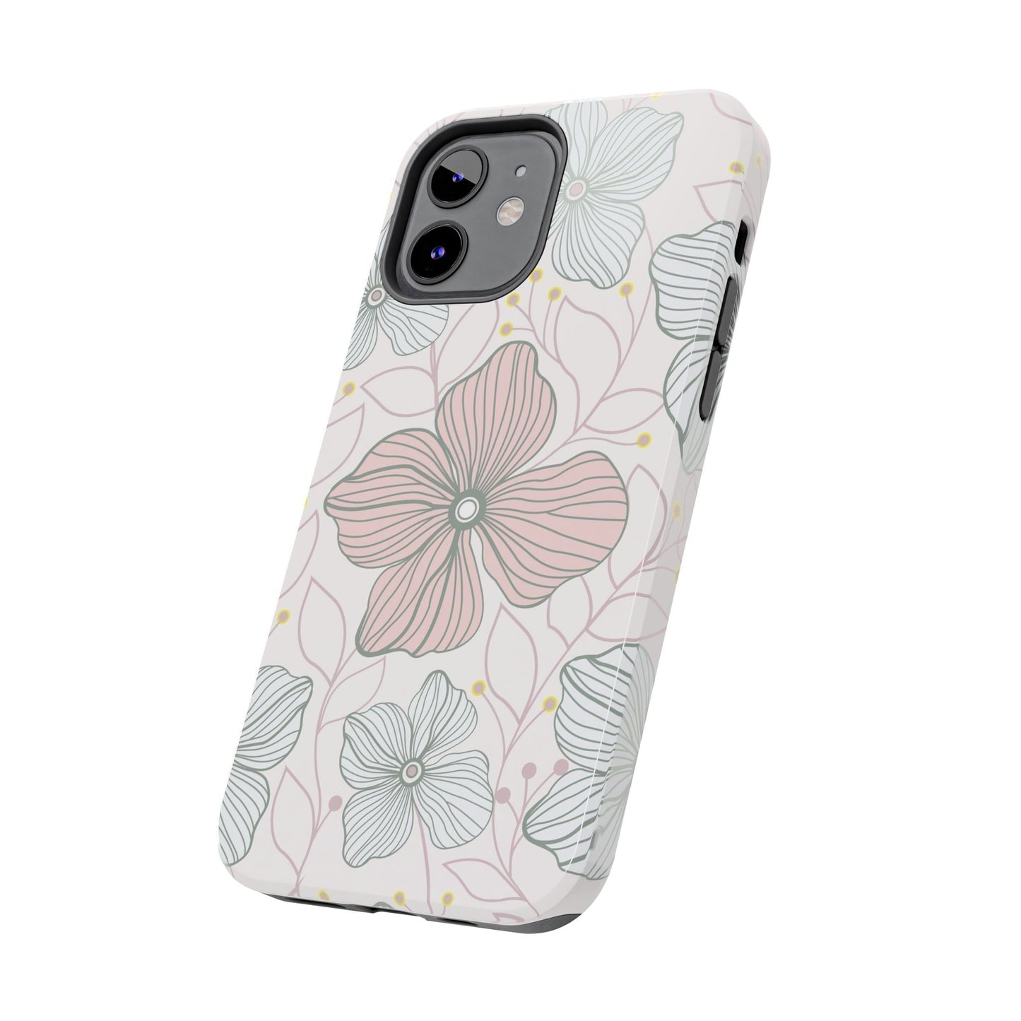 Florals seamless pattern Tough Phone Cases