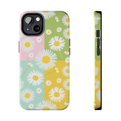 4 colors set of dandelion seamless pattern Tough Phone Cases iPhone 13