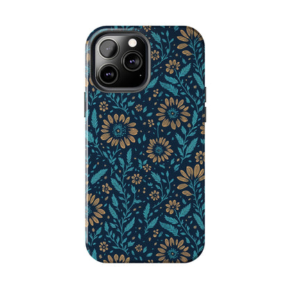 Flower Pattern Design Tough Phone Cases