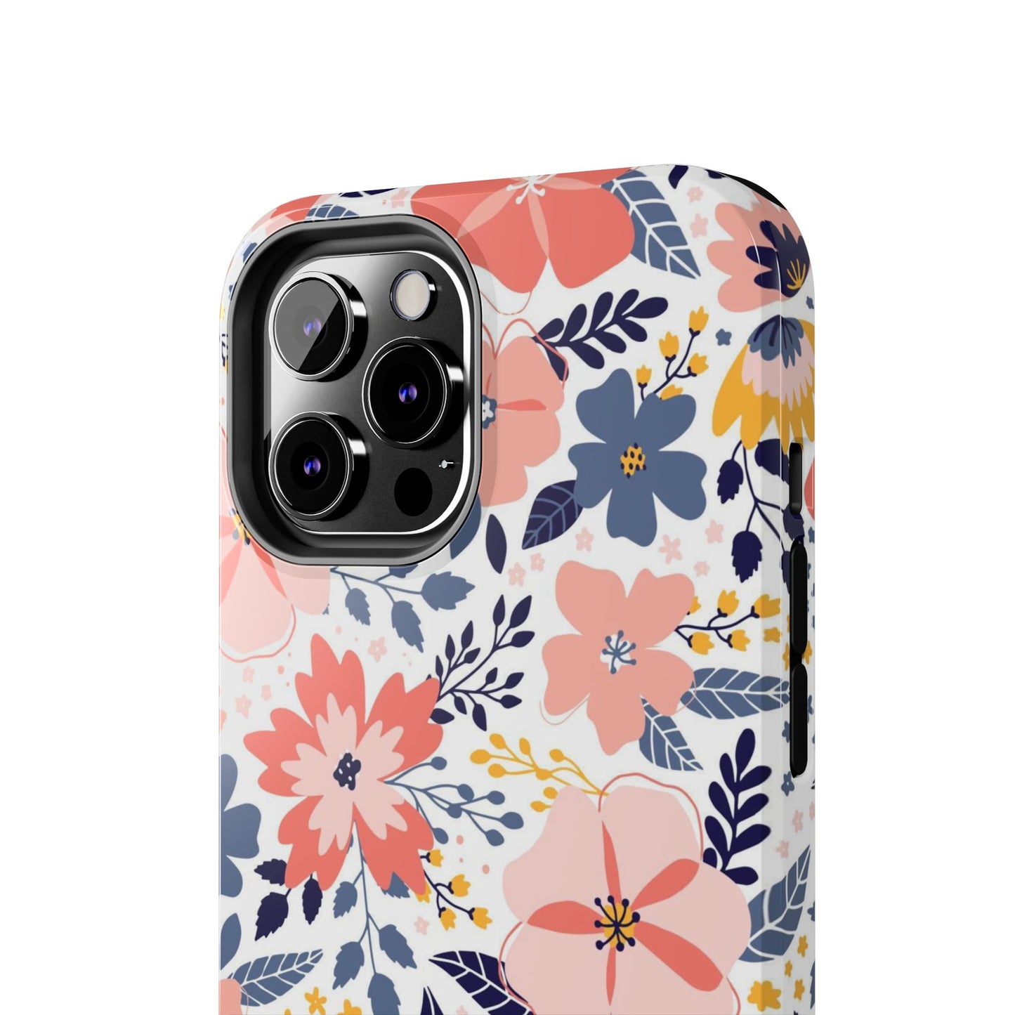 seamless pattern with abstract flowers Tough Phone Cases