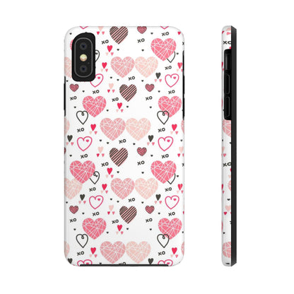 Valentine Hearts Tough Phone Cases iPhone X