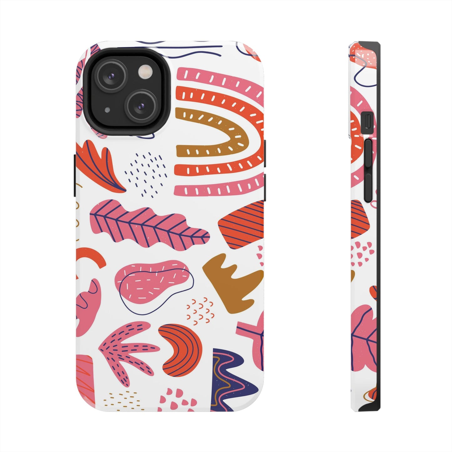 Isolated doodles, bundle of flowers Tough Phone Cases iPhone 14