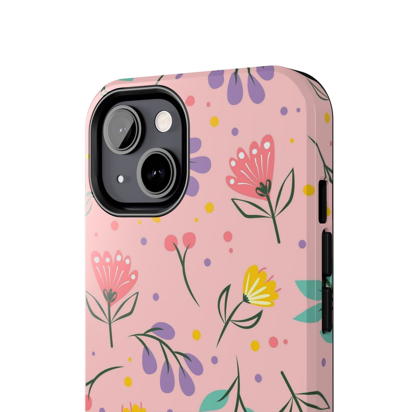 beautiful seamless handrawn floral Tough Phone Cases