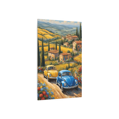 Vintage Charm in Tuscany Metal Art Sign