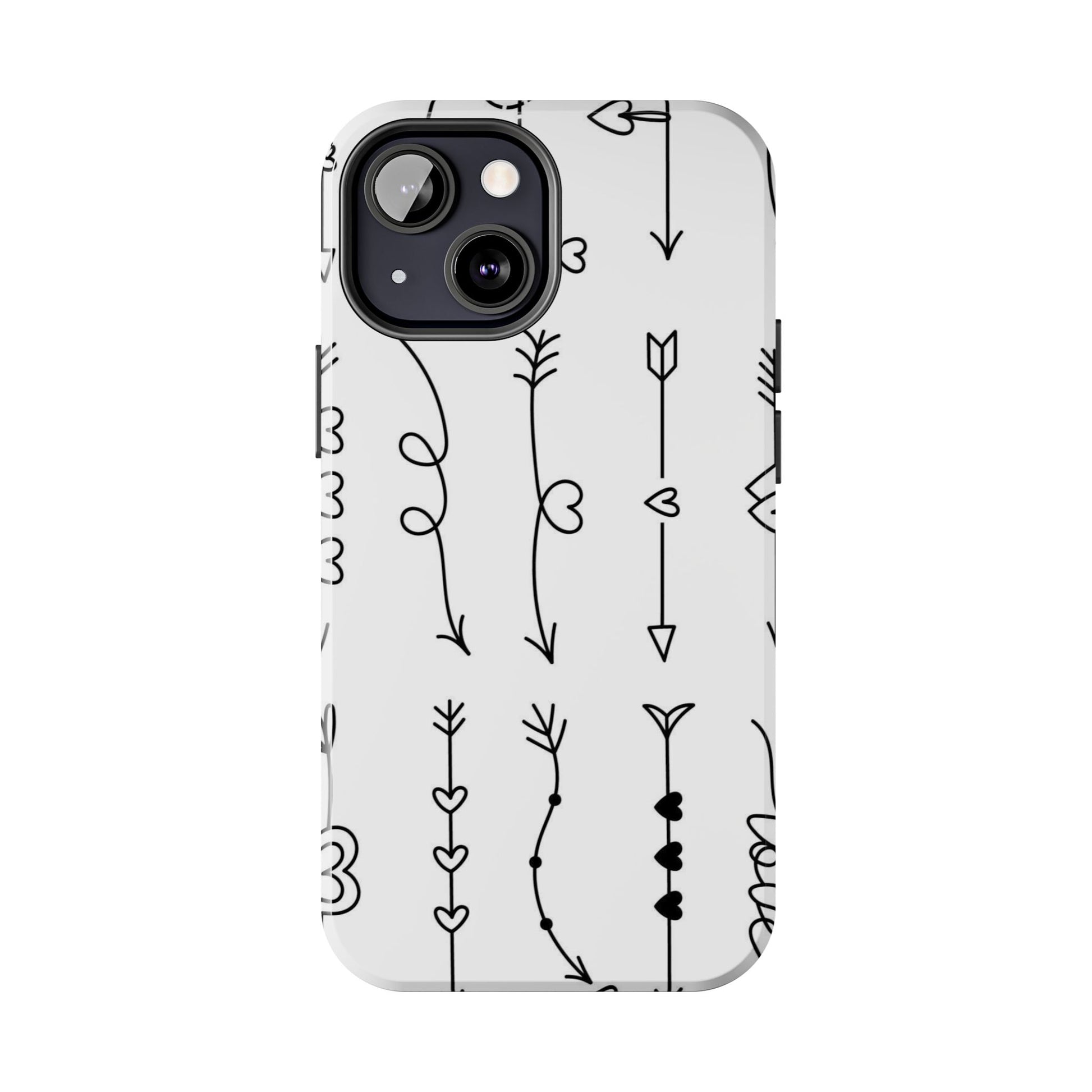 Set of cute doodle arrows for Valentine's Day Tough Phone Cases