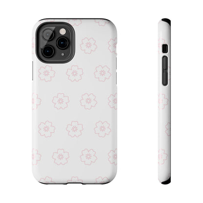 Cherry blossom seamless pattern Tough Phone Cases iPhone 11 Pro