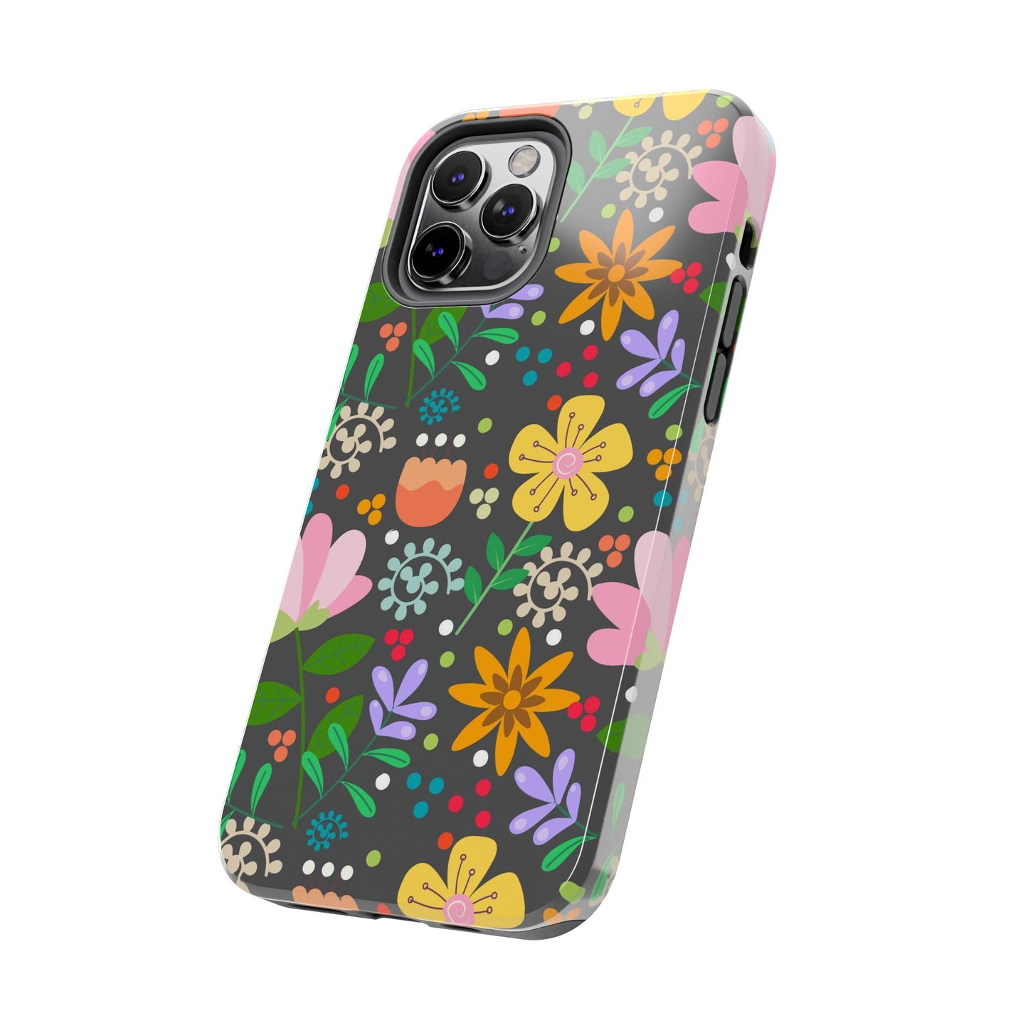 Abstract floral seamless pattern Tough Phone Cases