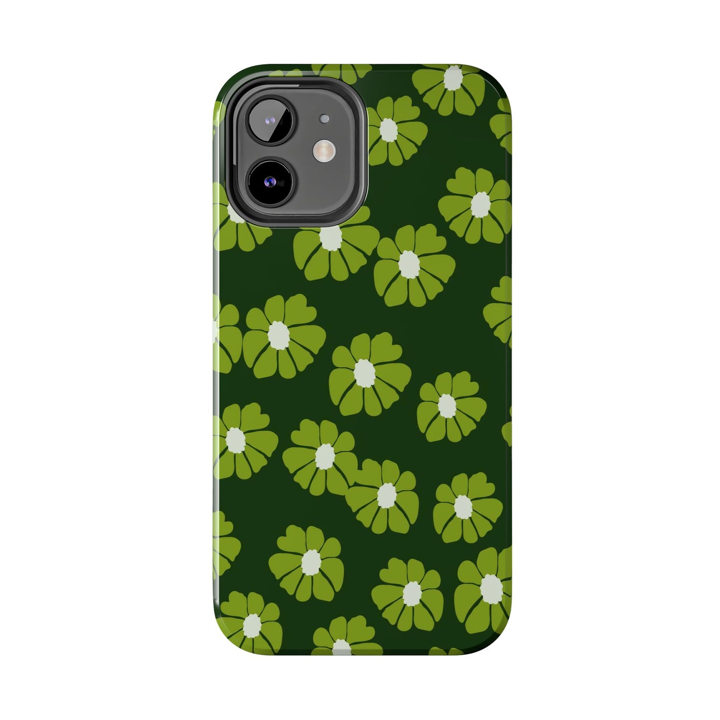 Retro groovy flowers seamless pattern Tough Phone Cases