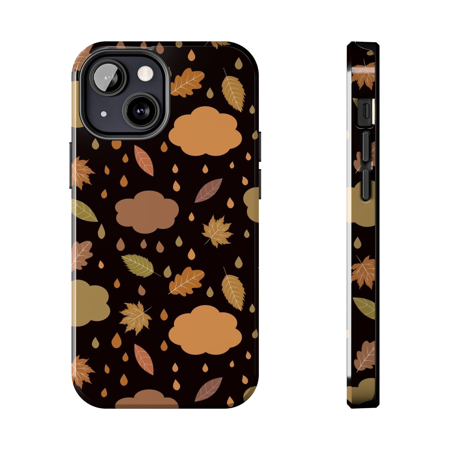 Autumn seamless pattern with clouds Tough Phone Cases iPhone 13 Mini