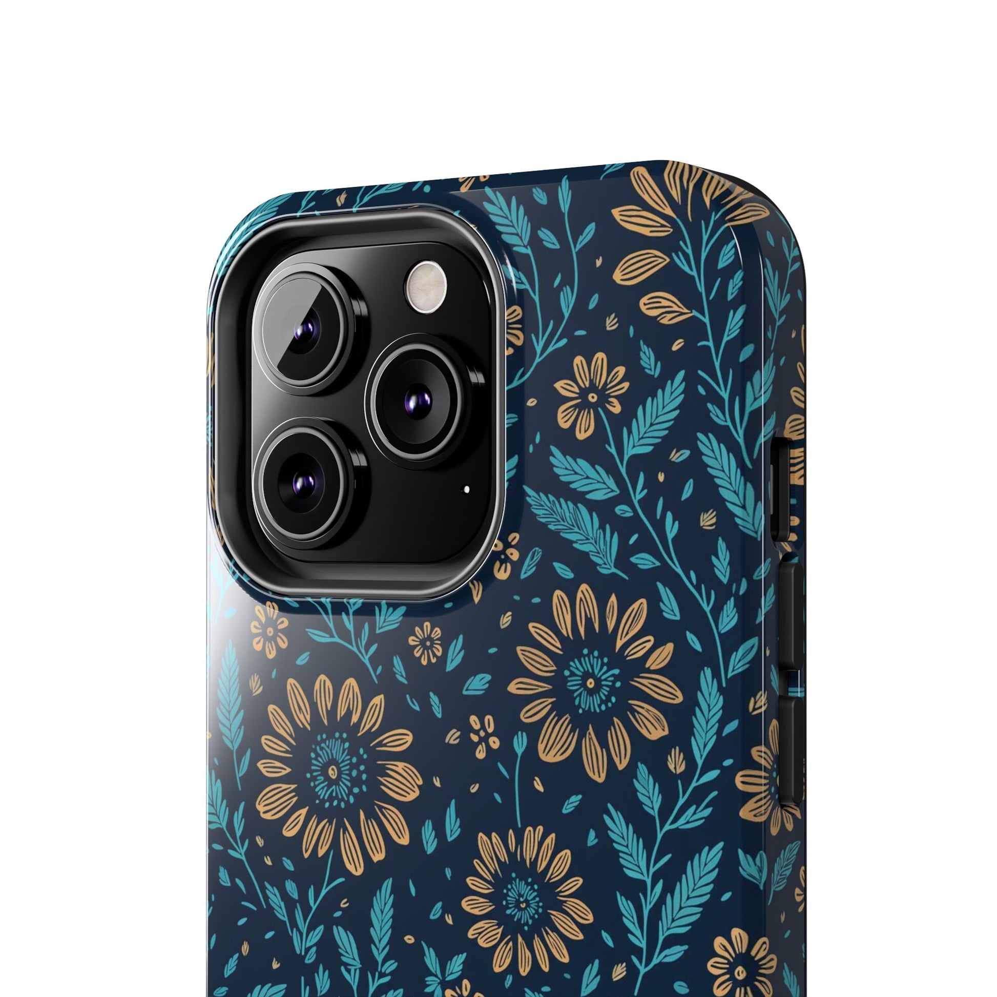 Flower Pattern Design Tough Phone Cases