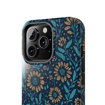 Flower Pattern Design Tough Phone Cases