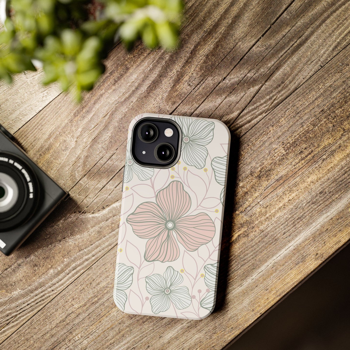 Florals seamless pattern Tough Phone Cases