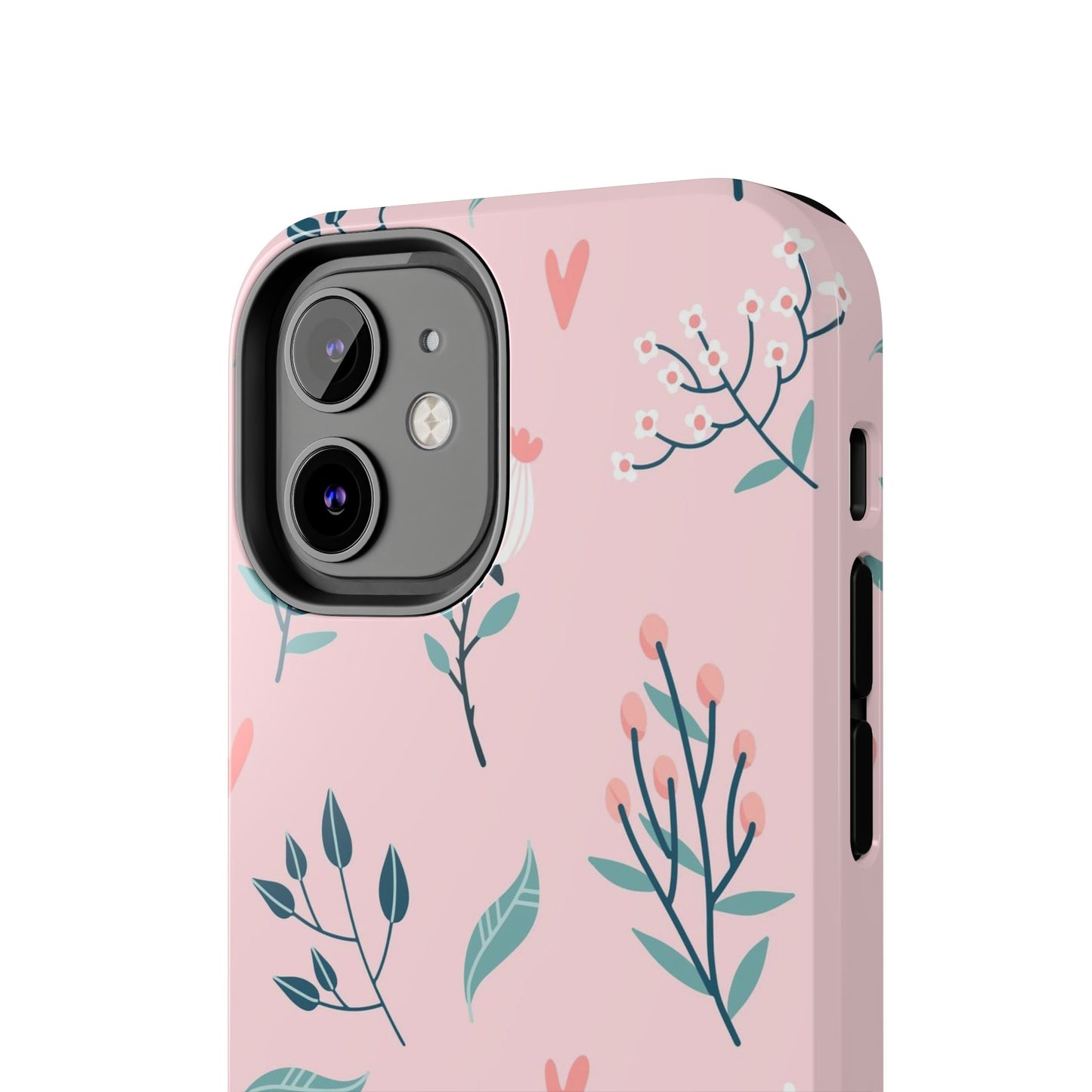 Floral seamless pattern. Garden flowers branches Tough Phone Cases