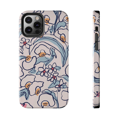 hand-drawn flower sketch Tough Phone Cases iPhone 12 Pro