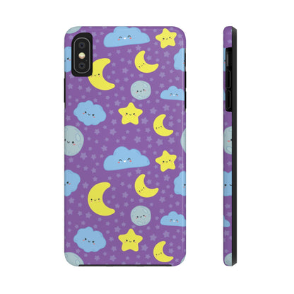 Night sky seamless pattern Tough Phone Cases iPhone XS MAX