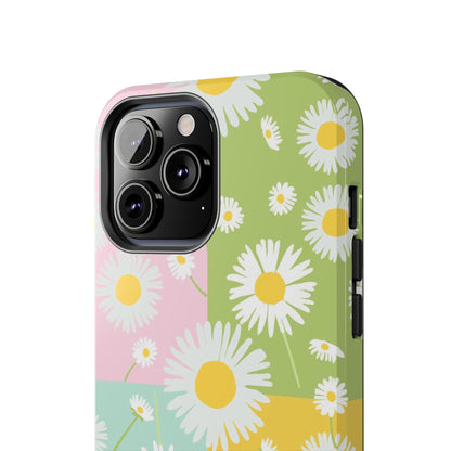 4 colors set of dandelion seamless pattern Tough Phone Cases