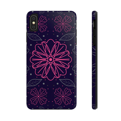 Seamless pattern geometry graphic for textile wrapping cover floor fabric Tough Phone Cases iPhone XS MAX