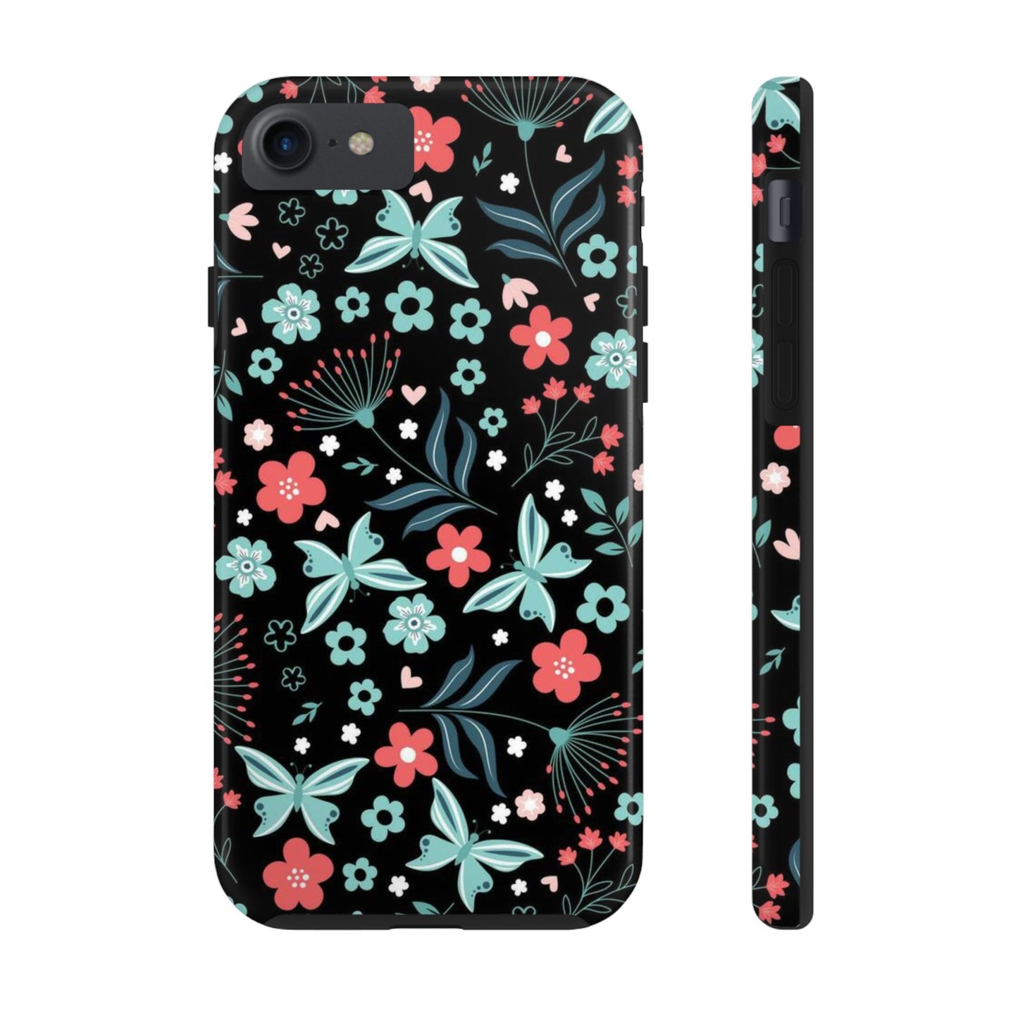 Spring seamless pattern on multi colored flowers Tough Phone Case iPhone 7, iPhone 8, iPhone SE