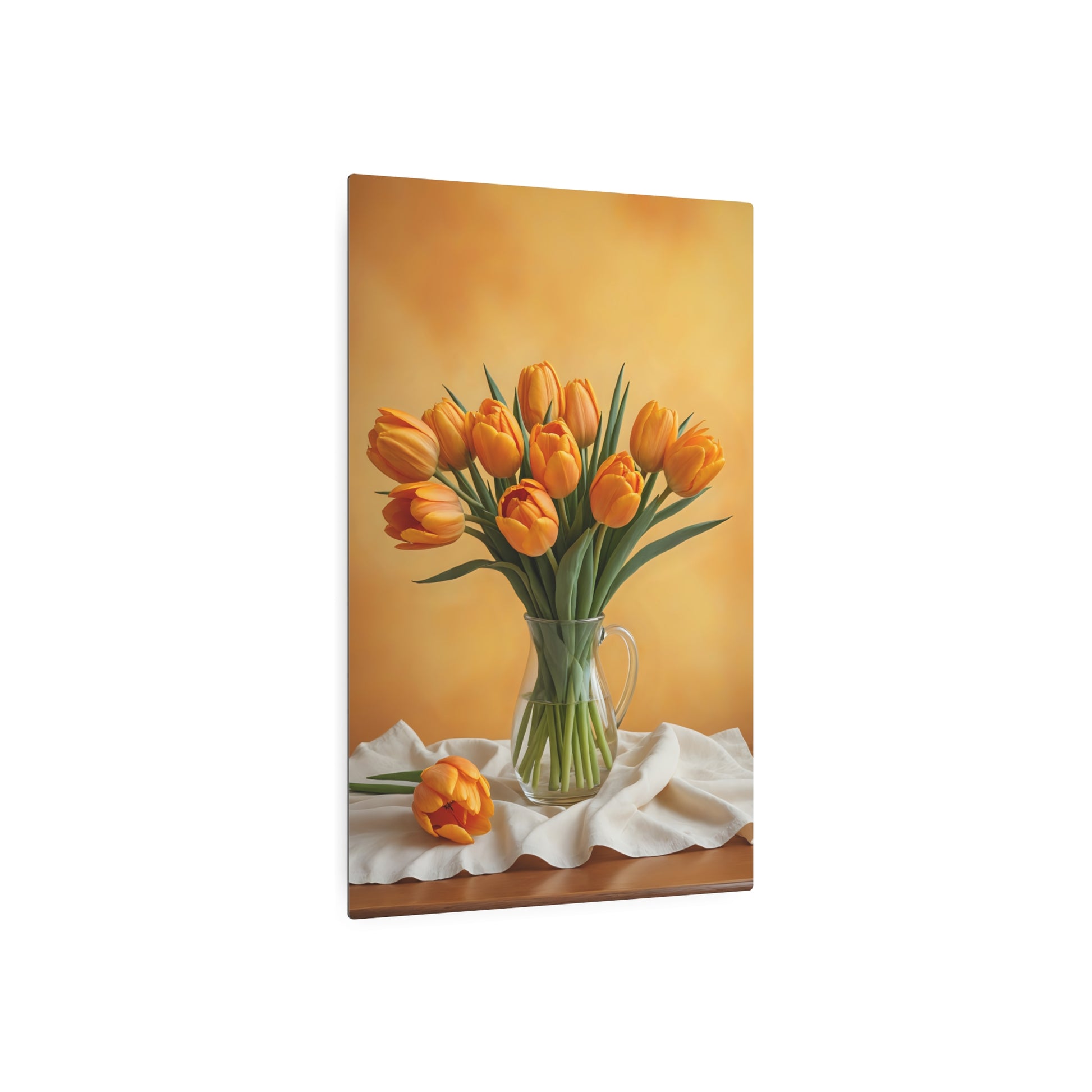 Elegance in Bloom Metal Art Sign