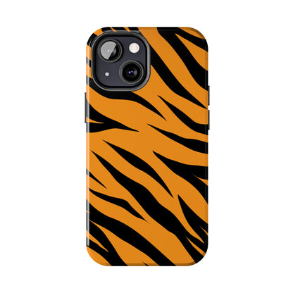 Tiger Texture Tough Phone Cases