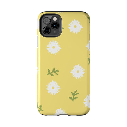 seamless doodle hand drawing daisy flower Tough Phone Cases