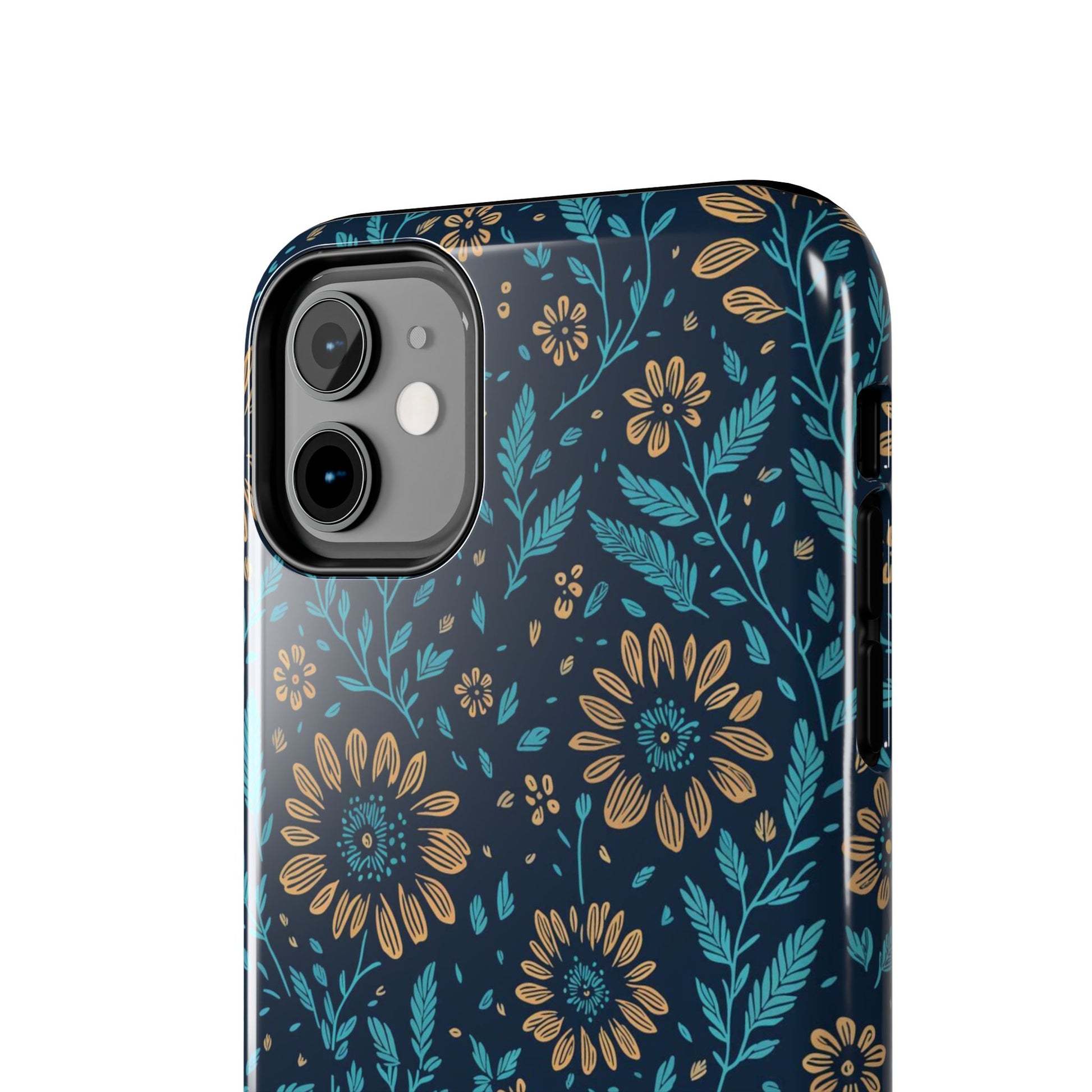 Flower Pattern Design Tough Phone Cases