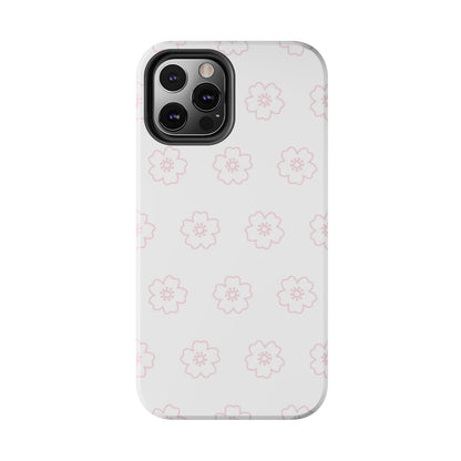 Cherry blossom seamless pattern Tough Phone Cases