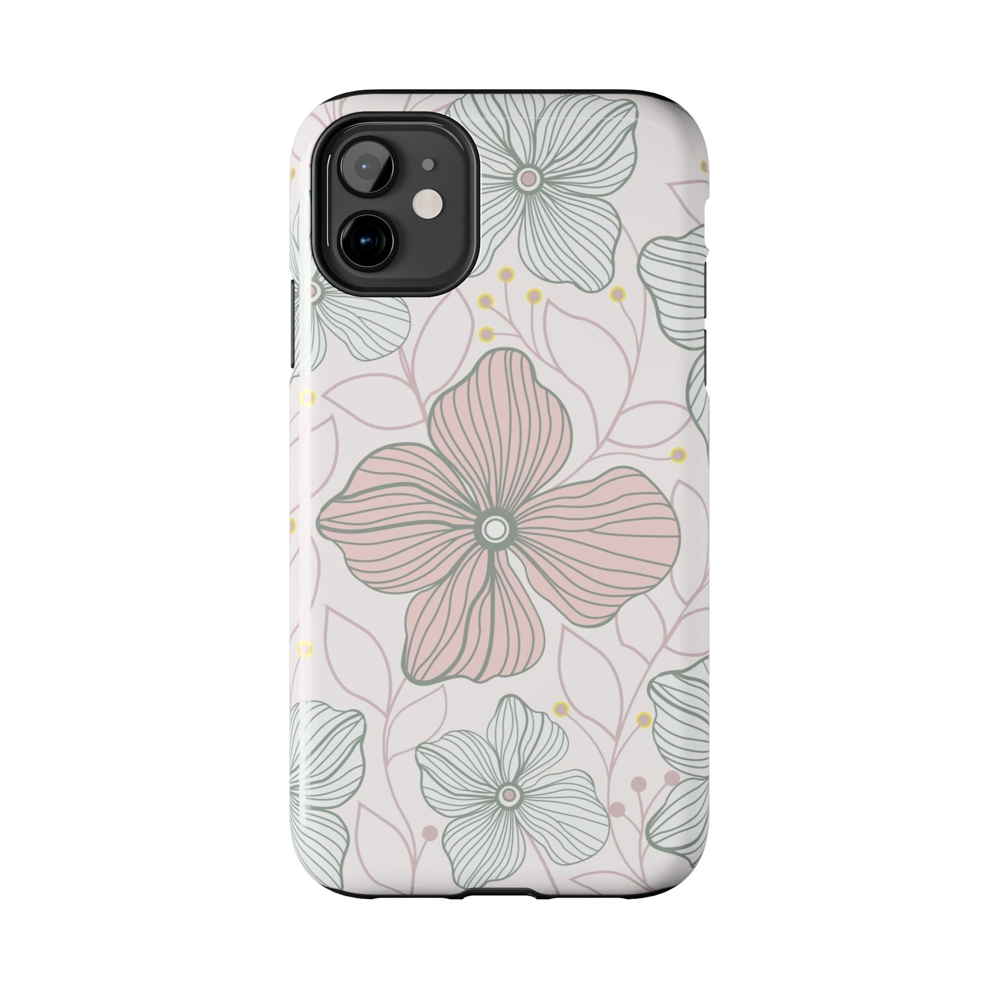 Florals seamless pattern Tough Phone Cases