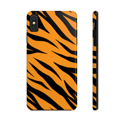 Tiger Texture Tough Phone Cases iPhone XS MAX