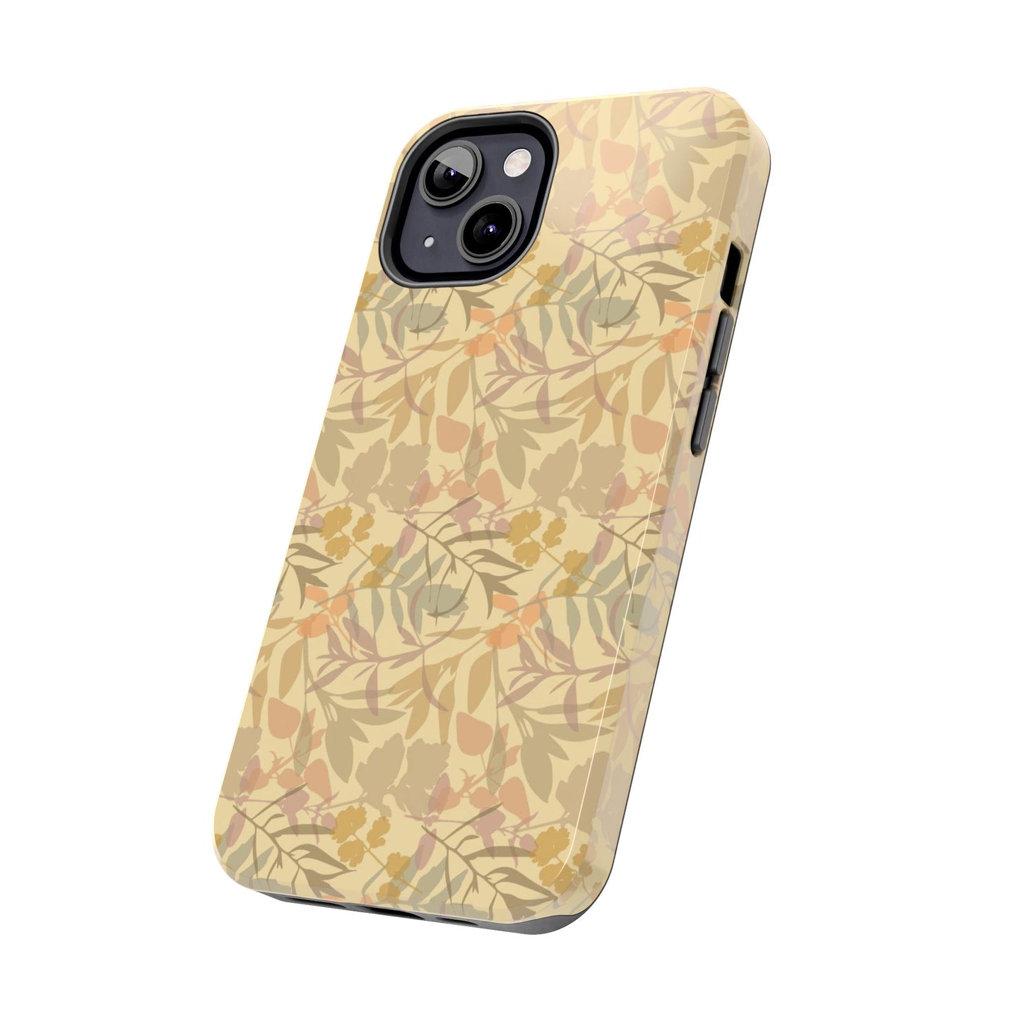 Boho Plants Leafs Pattern Tough Phone Cases