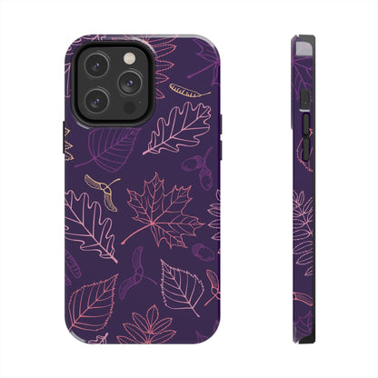 Seamless pattern with autumn leaves Tough Phone Cases iPhone 14 Pro Max