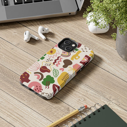 Simple abstract modern Tough Phone Cases