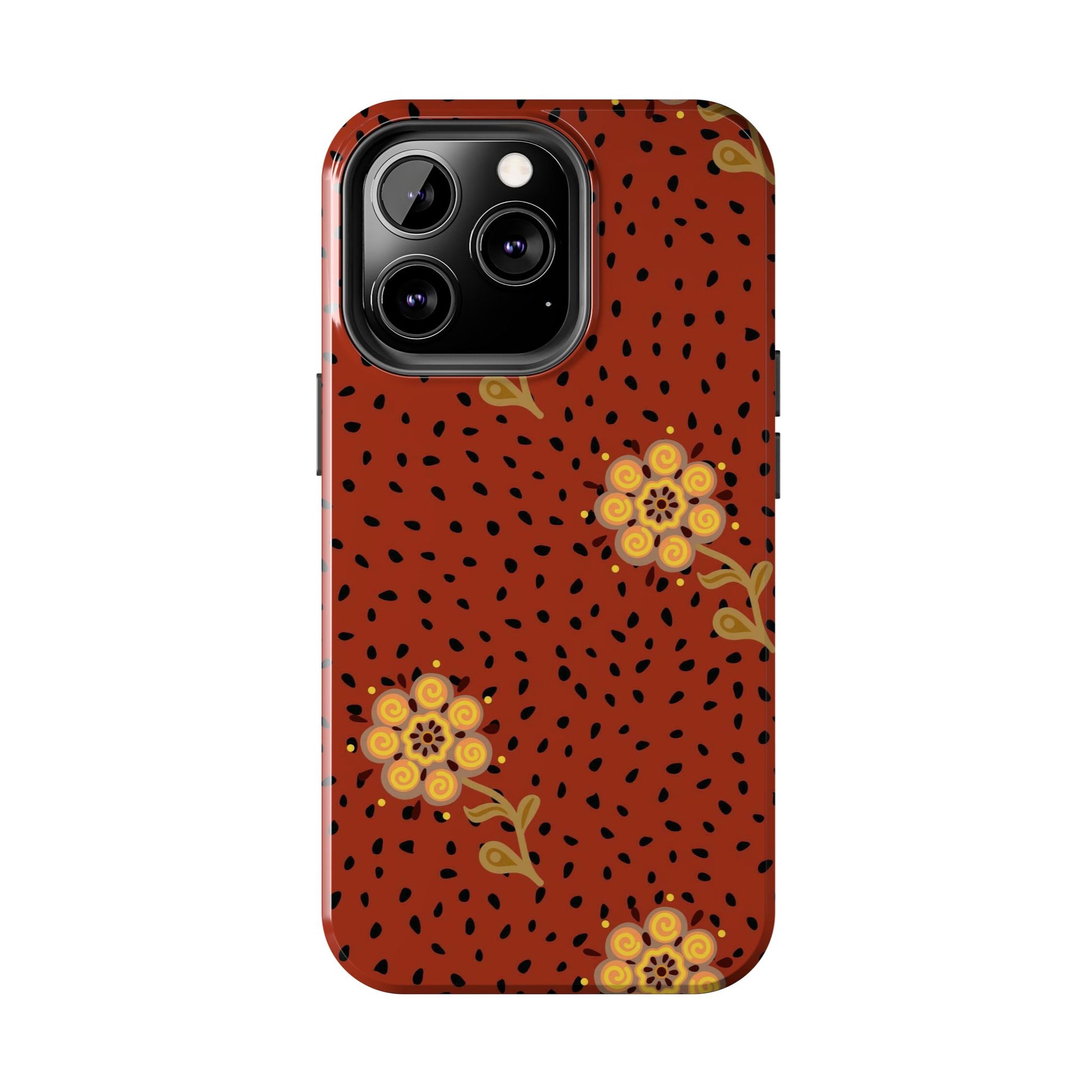 Abstract ethnic flower seamless pattern Tough Phone Cases