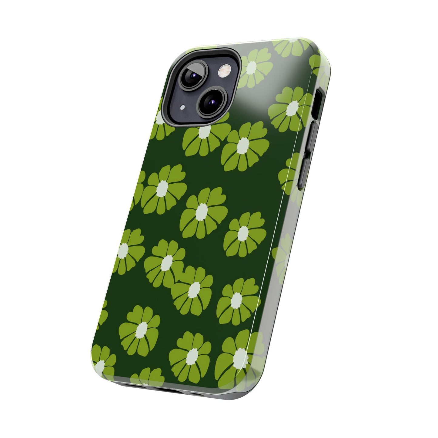 Retro groovy flowers seamless pattern Tough Phone Cases