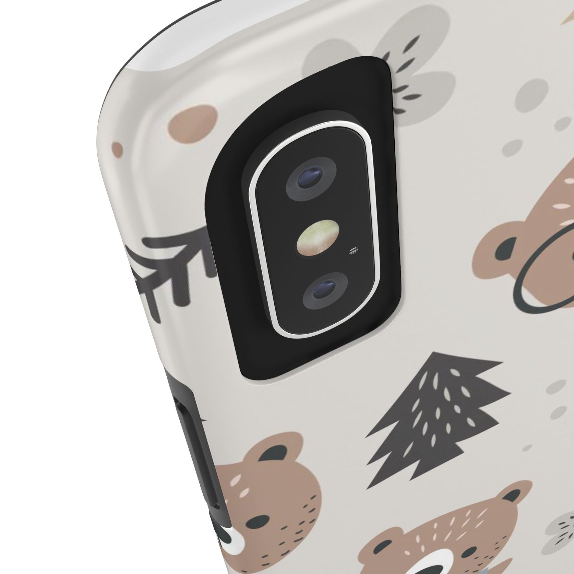 Scandinavian Teddy Bear Seamless Pattern Tough Phone Cases