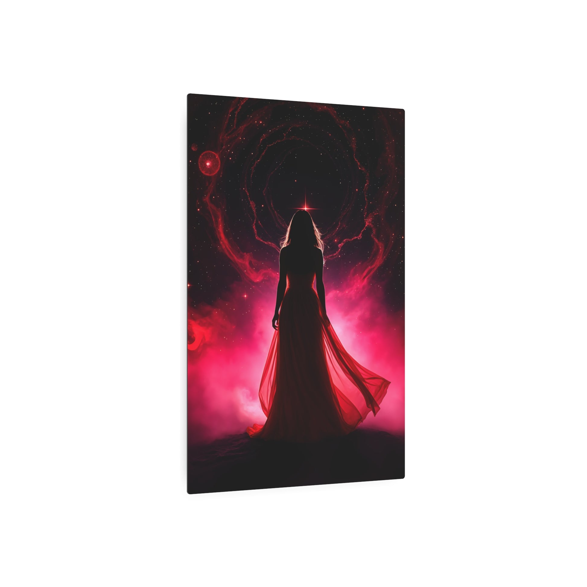 Celestial Elegance: Embracing the Cosmic Journey Metal Art Sign