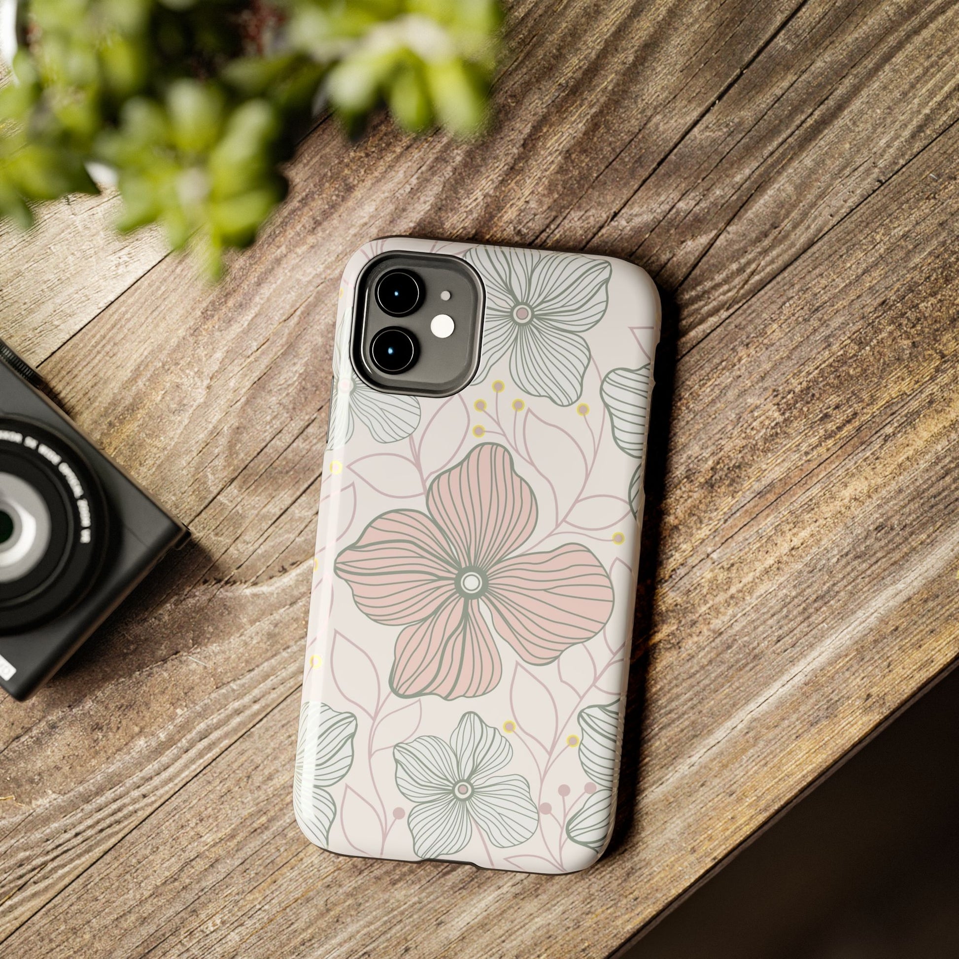 Florals seamless pattern Tough Phone Cases