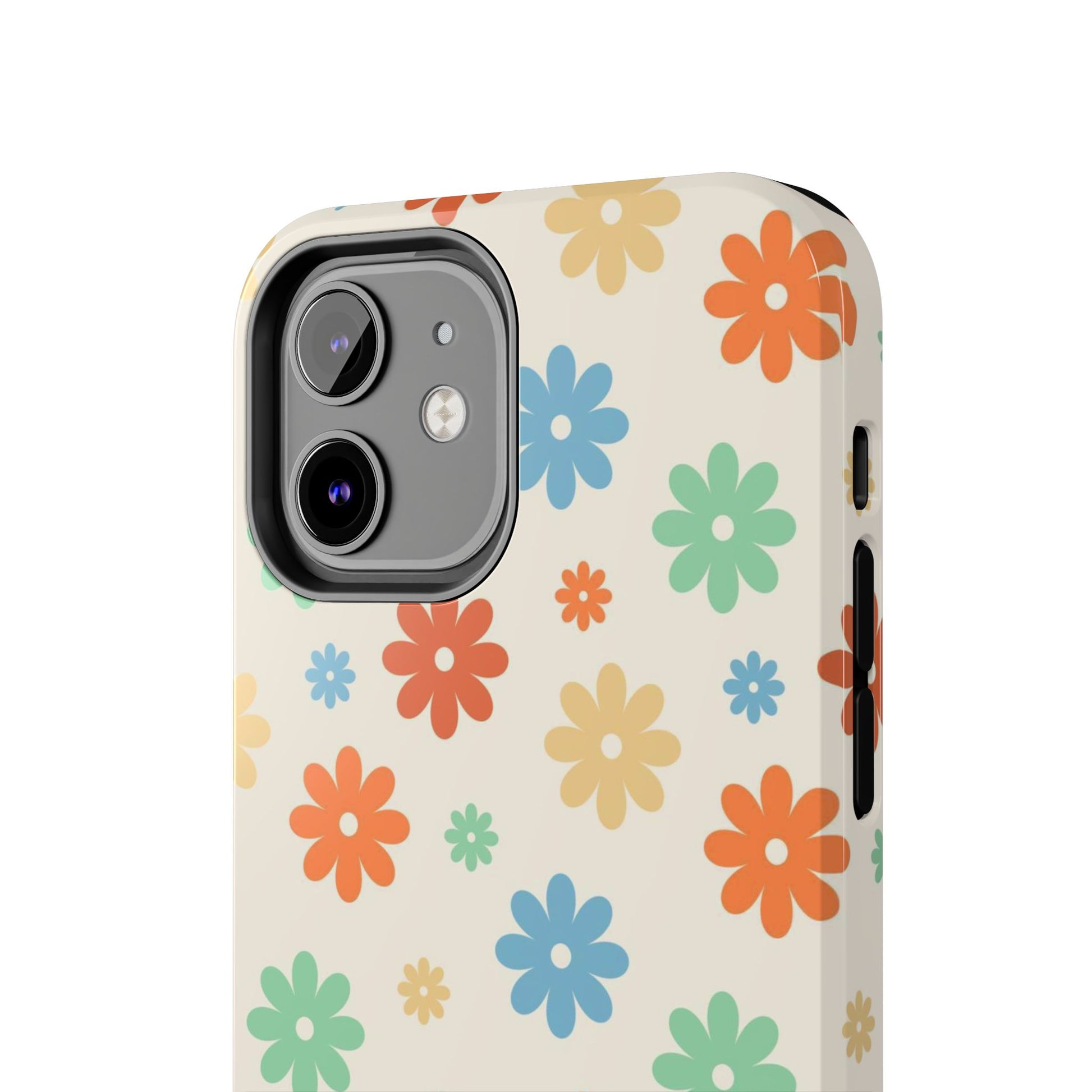 Retro groovy daisy seamless pattern Tough Phone Cases