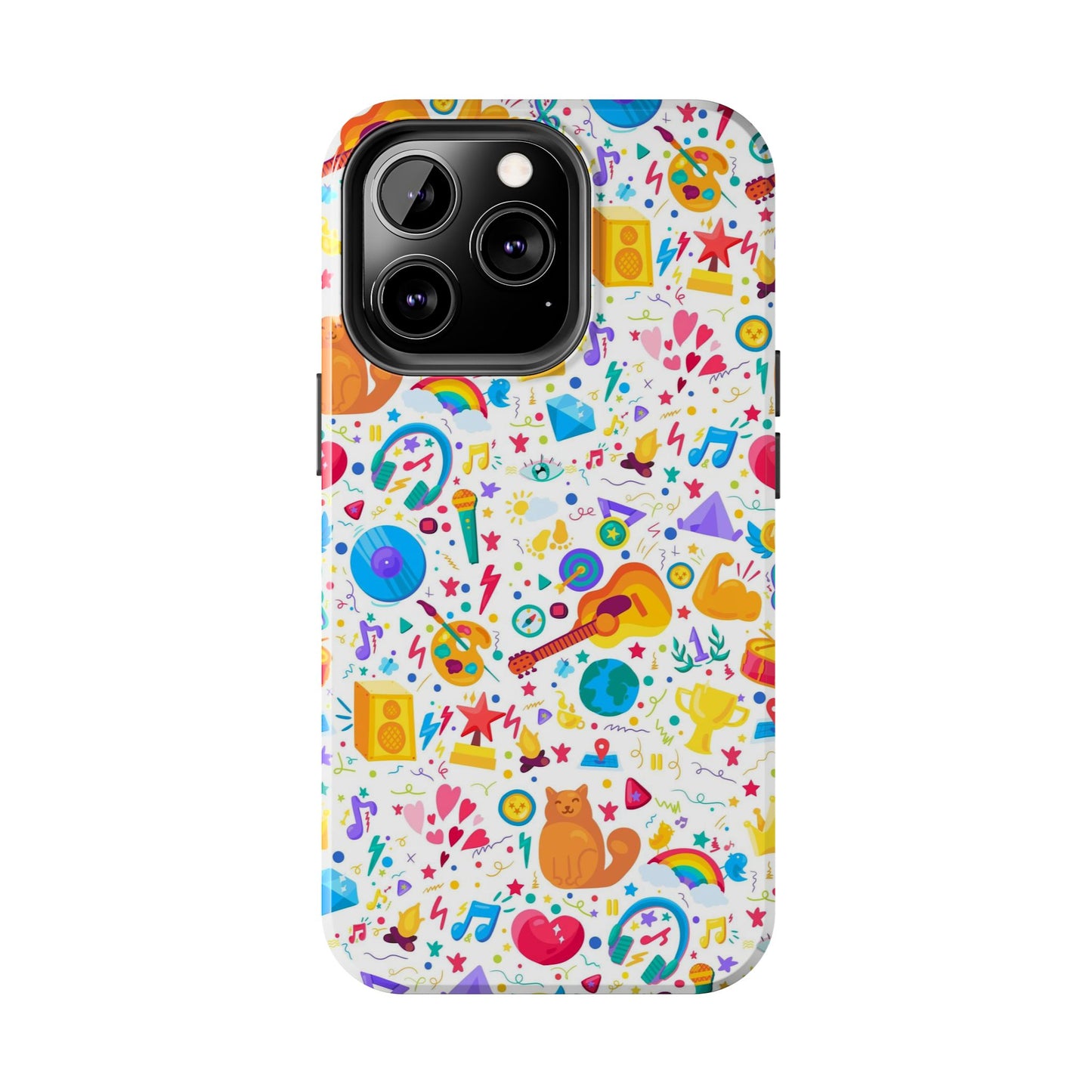 Bright Hobby Activity Art Cartoon Tough Phone Cases