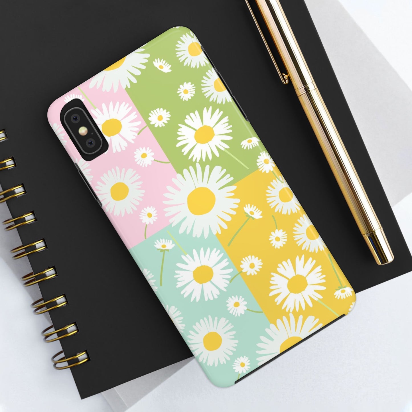 4 colors set of dandelion seamless pattern Tough Phone Cases