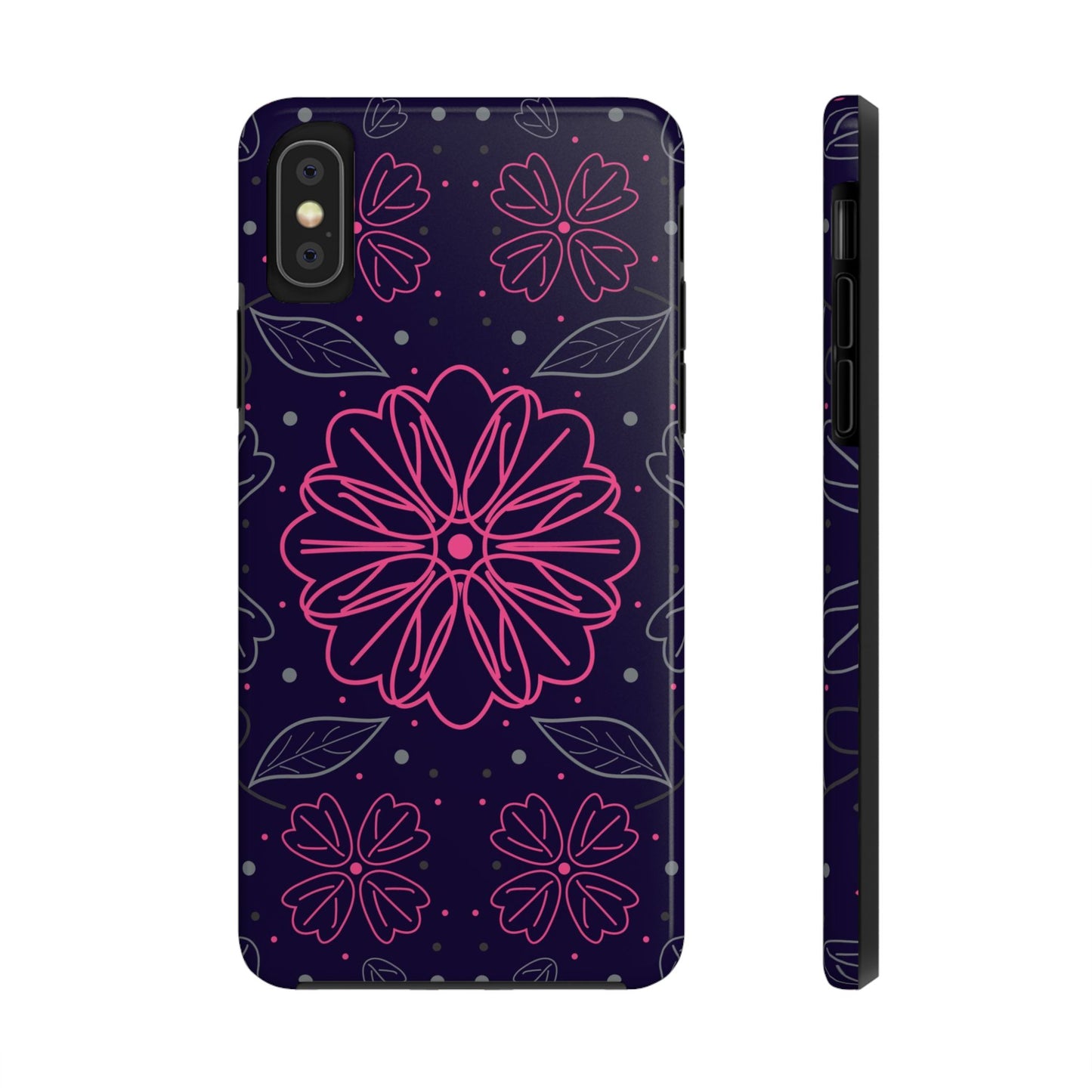 Seamless pattern geometry graphic for textile wrapping cover floor fabric Tough Phone Cases iPhone XS