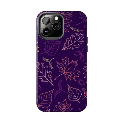 Seamless pattern with autumn leaves Tough Phone Cases