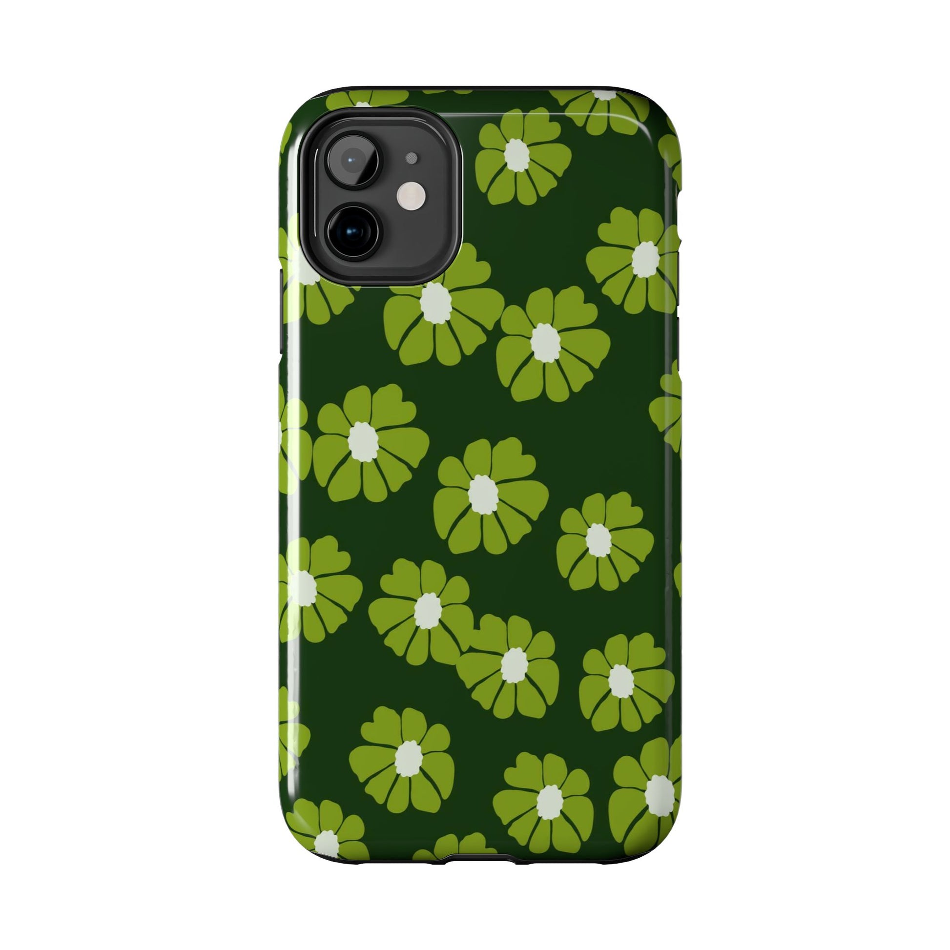 Retro groovy flowers seamless pattern Tough Phone Cases