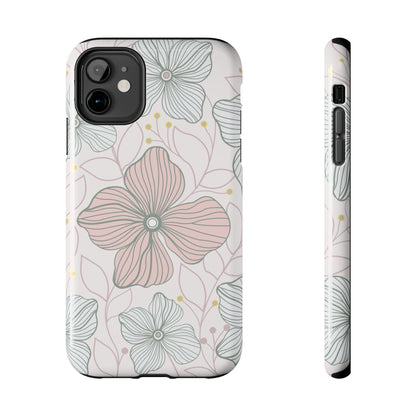 Florals seamless pattern Tough Phone Cases iPhone 11