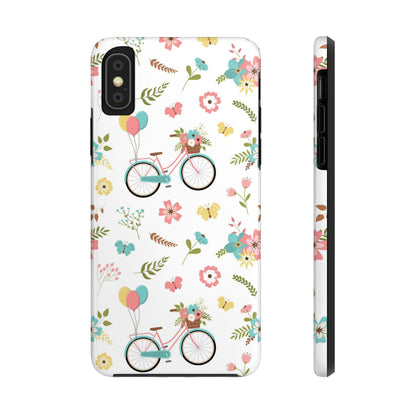 Floral spring romantic pattern with flower bouquets Tough Phone Cases iPhone X