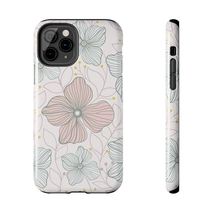 Florals seamless pattern Tough Phone Cases iPhone 11 Pro