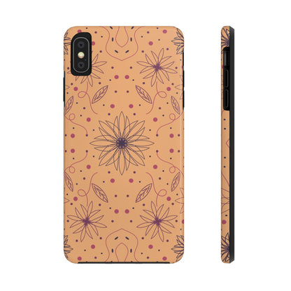 Seamless pattern geometry graphic for textile wrapping cover floor fabric Tough Phone Cases iPhone XS MAX